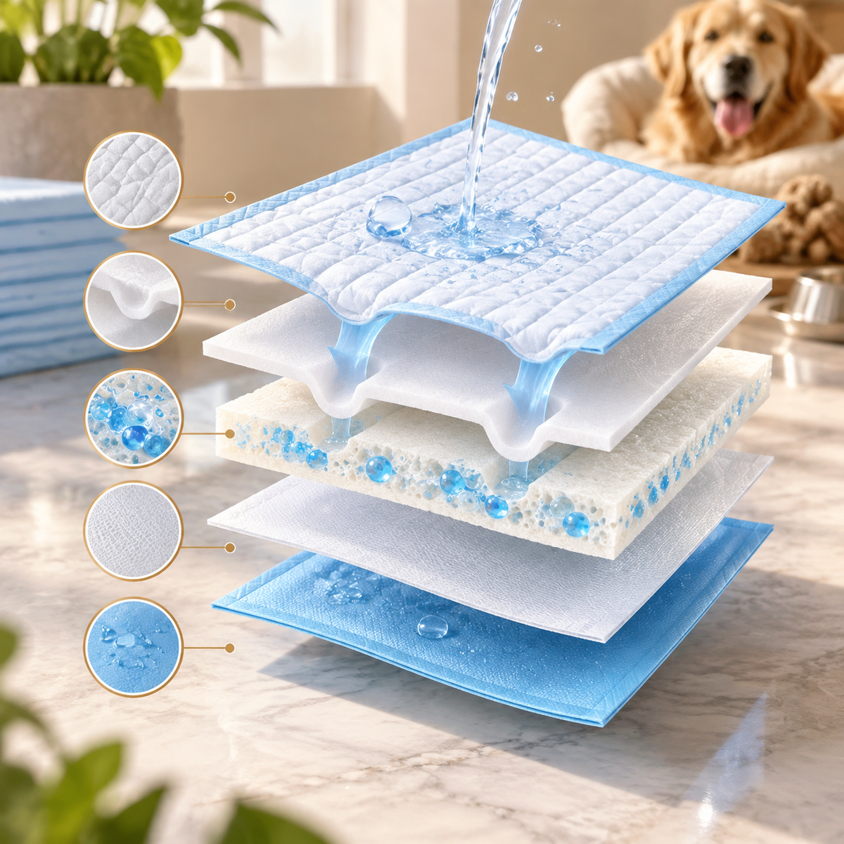 Haromio Absorbent Puppy Pads