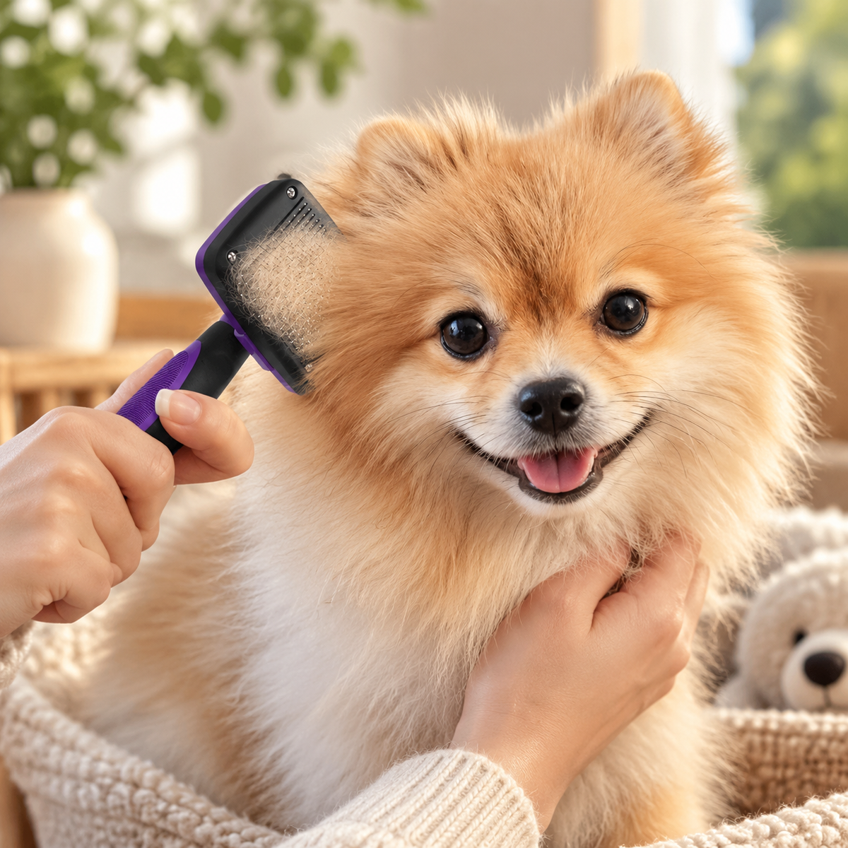 Haromio Self-Cleaning Slicker Brush