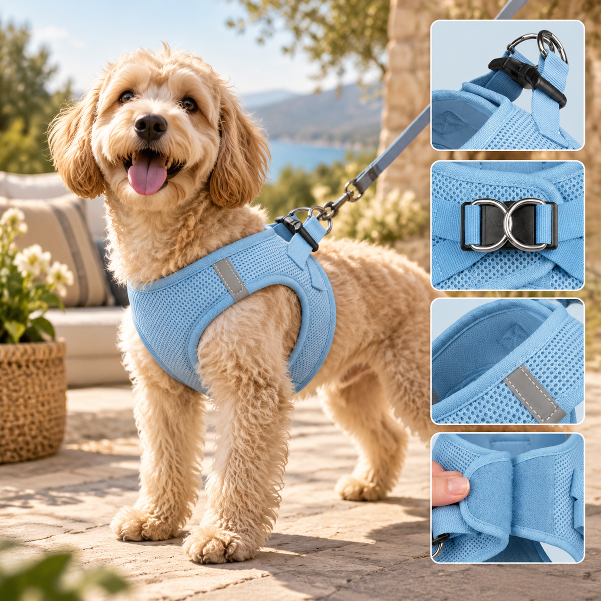 Haromio Air Mesh Dog Harness