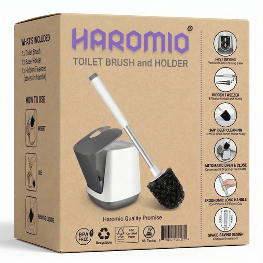 Haromio® Toilet Brush and Holder