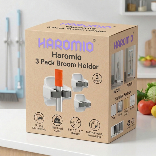 Haromio® 3 Pack Broom Holder