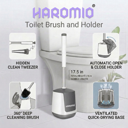Haromio® Toilet Brush and Holder