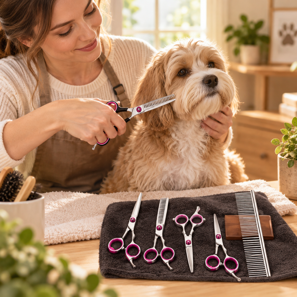 Haromio Pet Grooming Scissors Kit