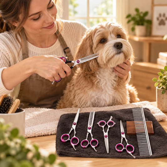 Haromio Pet Grooming Scissors Kit