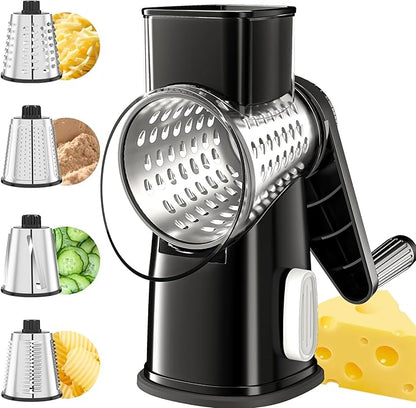 Haromio® 4 Interchangeable Blades Cheese Shredder