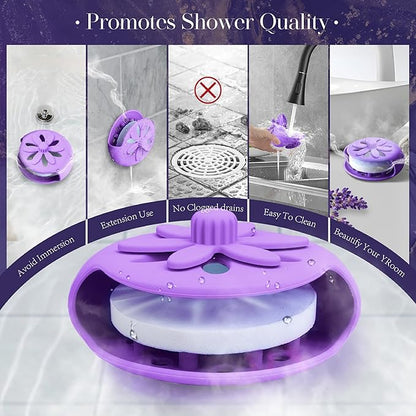 Haromio® Purple Shower Steamers Tray