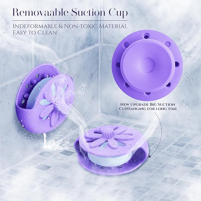 Haromio® Purple Shower Steamers Tray