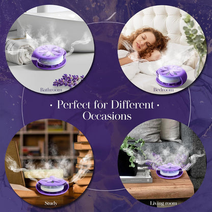 Haromio® Purple Shower Steamers Tray
