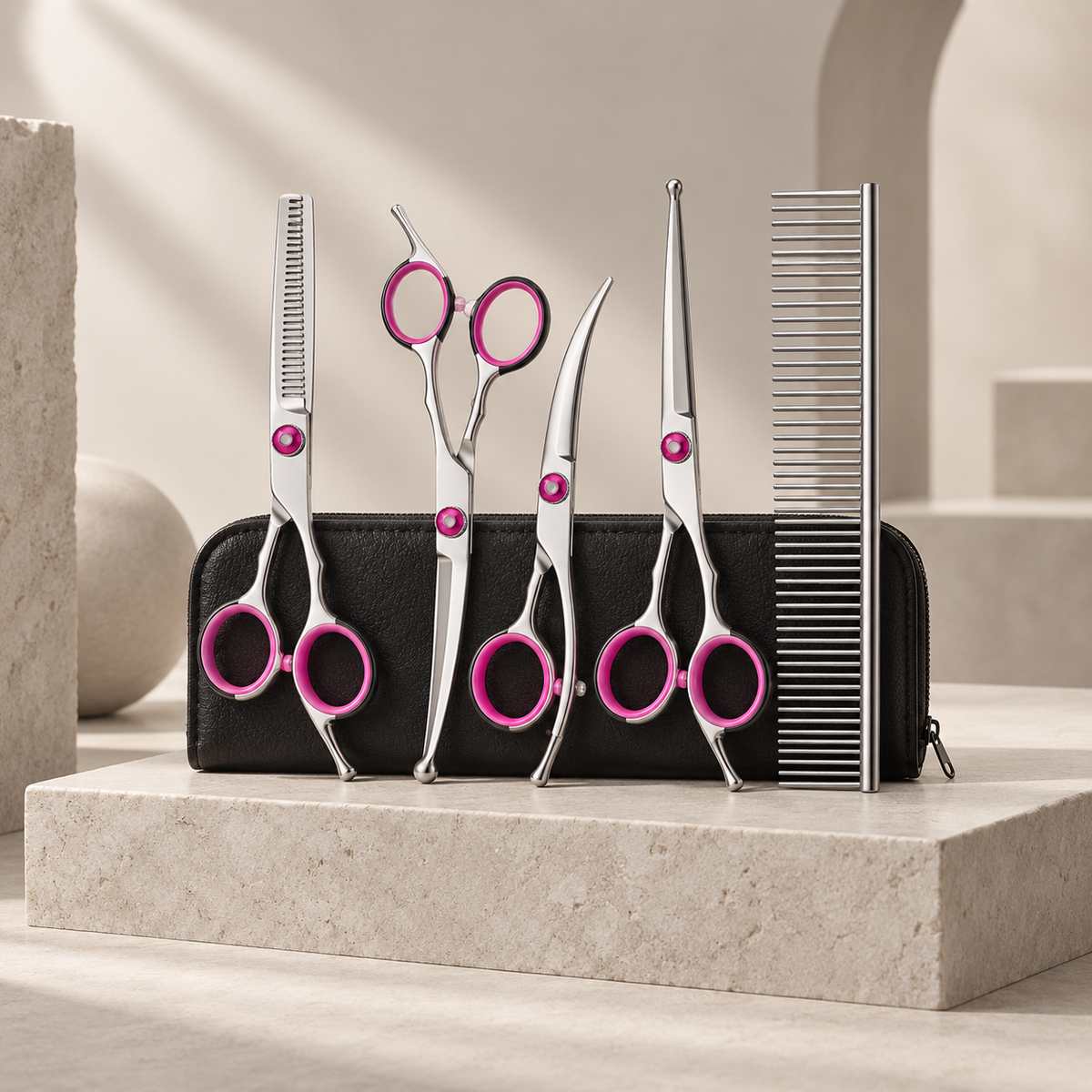 Haromio Pet Grooming Scissors Kit